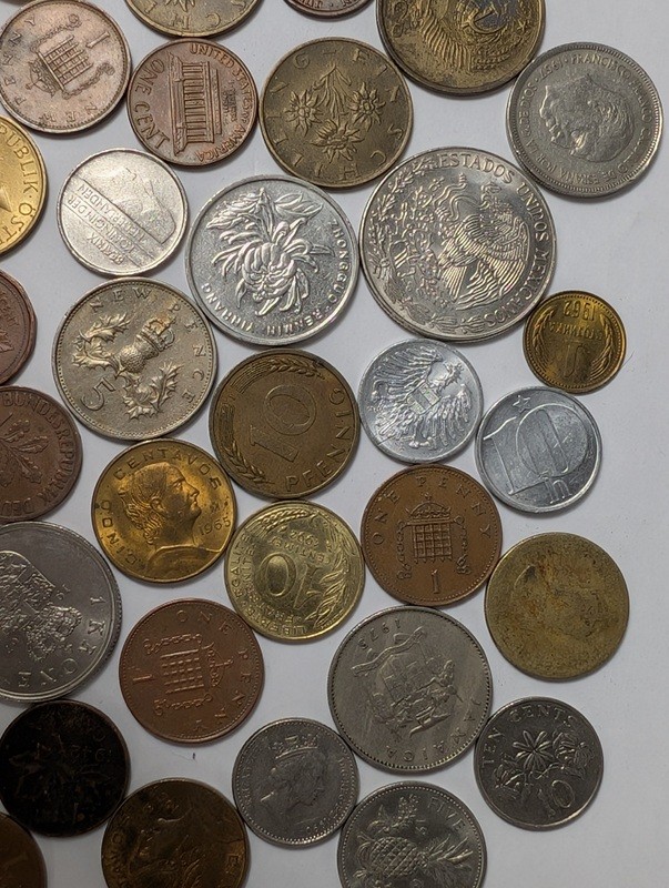 Assorted international coins - image 6 of 21