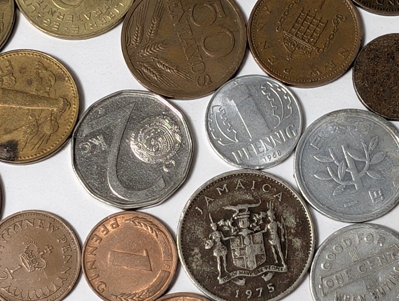 Assorted international coins including Jamaican 1975 issues - image 12 of 26