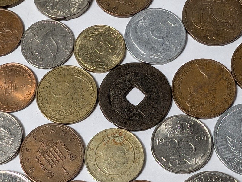 Assorted international coins - image 11 of 24