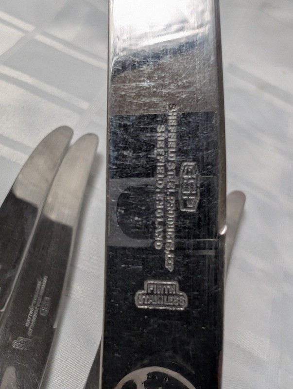 Bone-handled stainless steel knife set - image 6 of 8