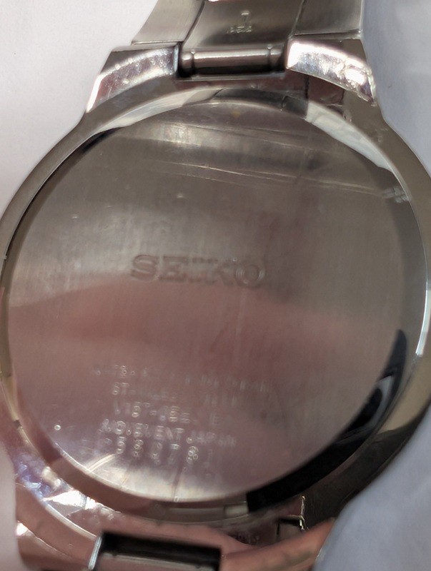 Seiko Solar Stainless Steel Wristwatch - image 9 of 10