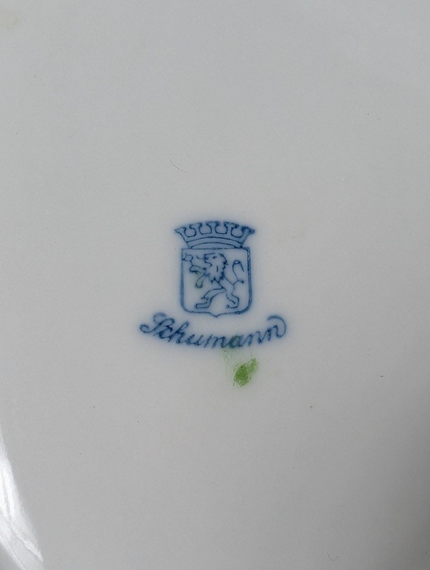 White porcelain serving dish with lighthouse transfer - image 9 of 9