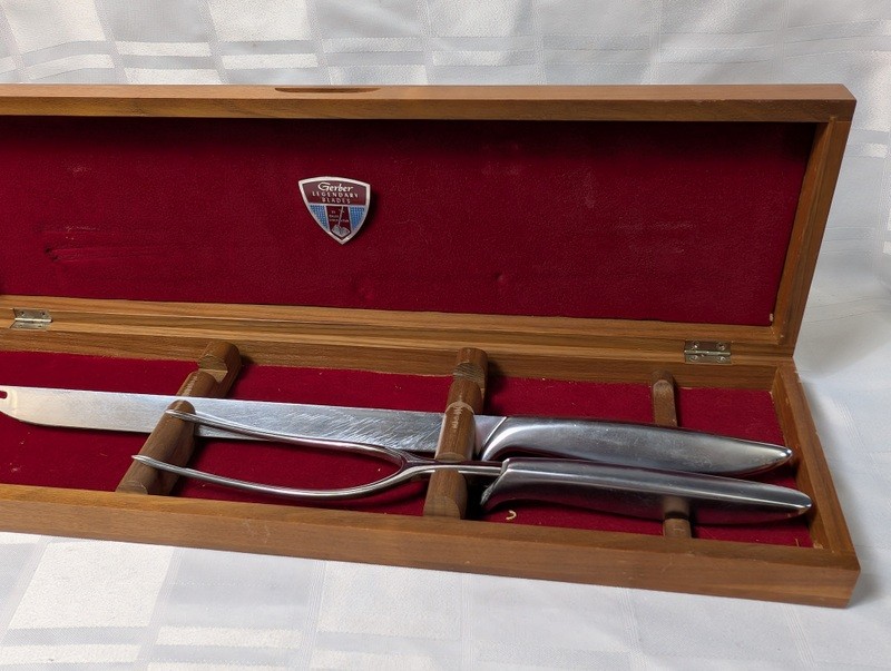 Gerber Legendary Blades carving set in wooden case - image 2 of 14