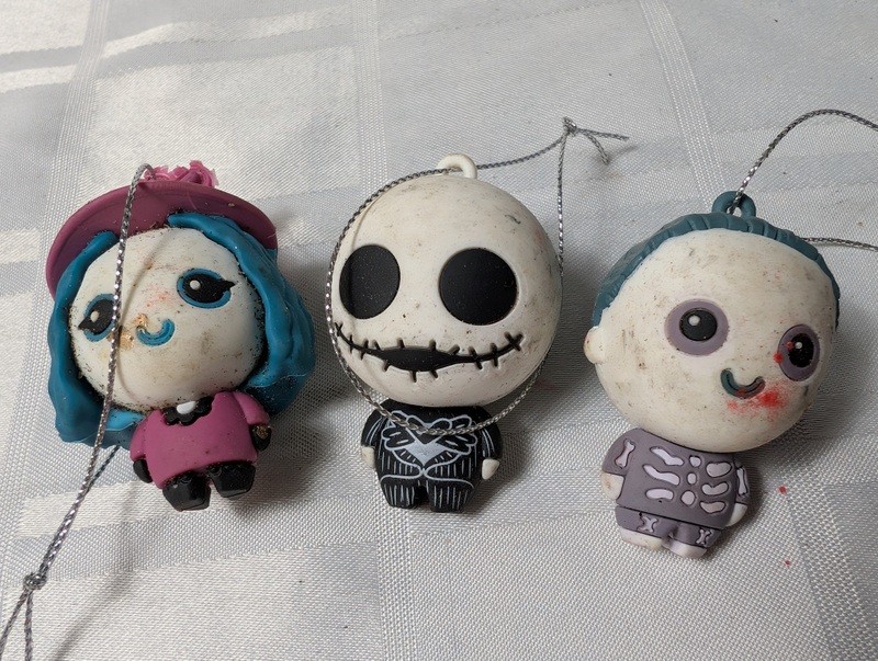 Three Disney-themed hanging character ornaments - image 2 of 6