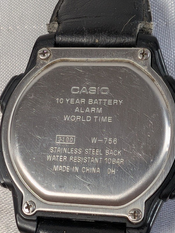 Casio digital wristwatch with illuminator and world time - image 8 of 10