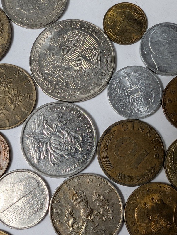 Assorted international coins - image 12 of 21