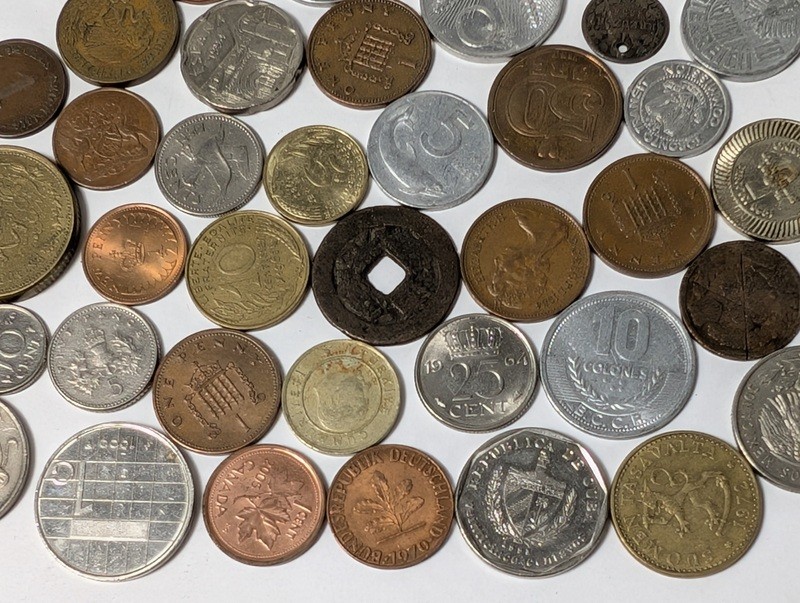 Assorted international coins - image 2 of 24