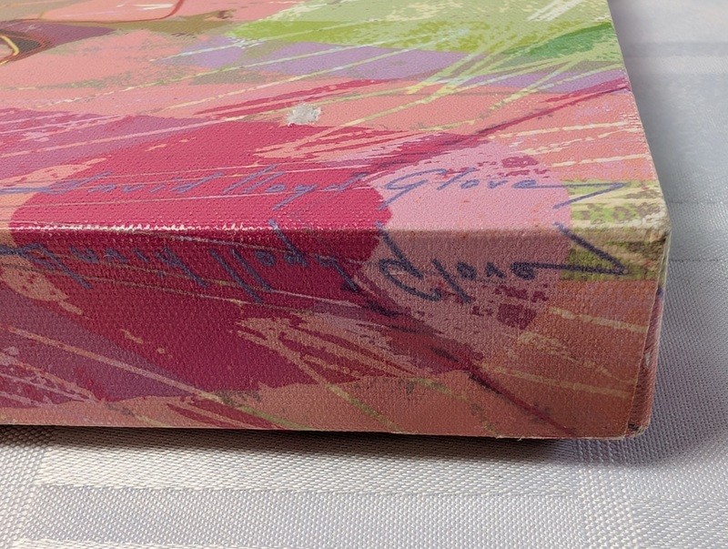 Abstract colorful portrait on canvas elvis - image 7 of 11