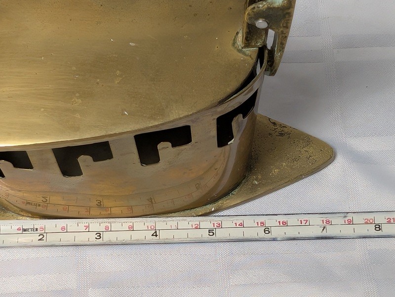 Antique brass coal iron with wooden handle - image 16 of 19