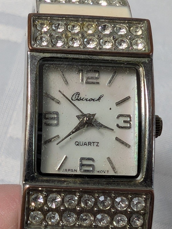 Watches and crystal-studded bracelet - image 6 of 8