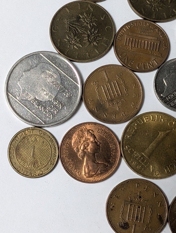 Assorted international coins - image 21 of 21