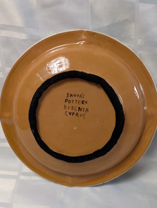 Ceramic plate with woodland scene and backstamp - image 6 of 10