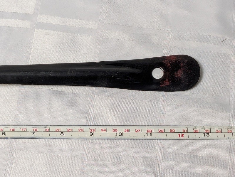 Long-handled black spoon with white ceramic bowl - image 8 of 8