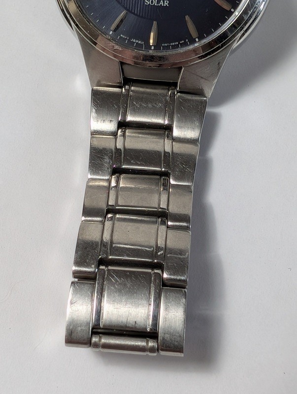 Seiko Solar Stainless Steel Wristwatch - image 6 of 10