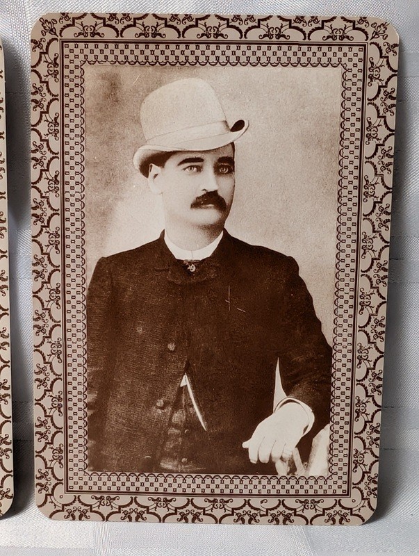 Two Vintage Old West Collector Postcards: Jesse James and Bat Masterson - image 5 of 12