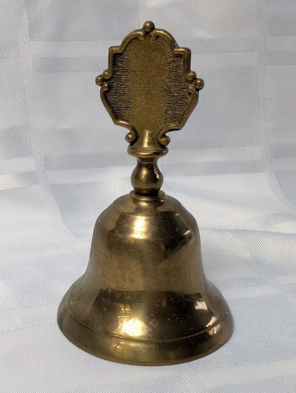 Brass Warwick Castle crest bell - image 6 of 8