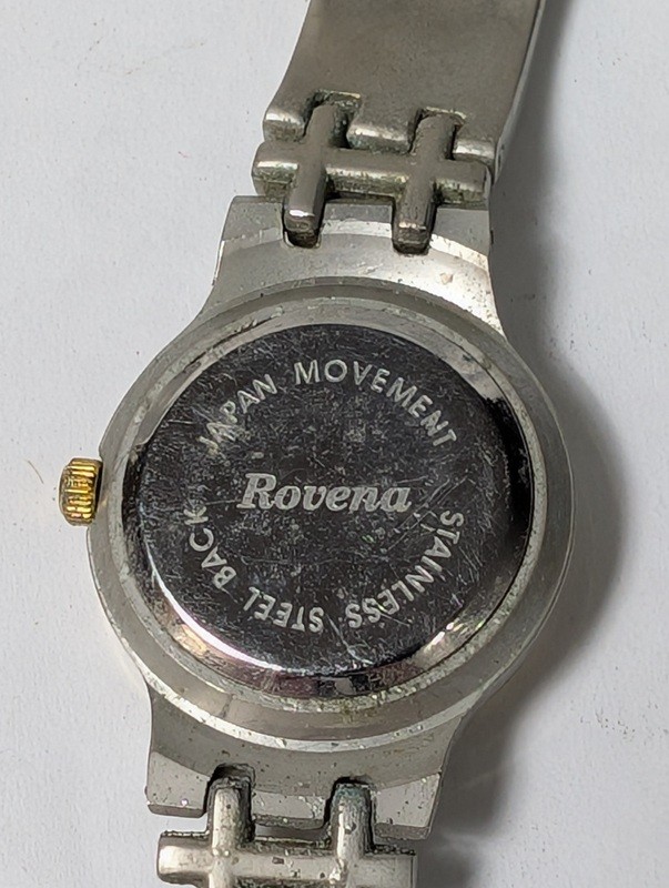 Two vintage two-tone wristwatches and a link bracelet - image 10 of 10