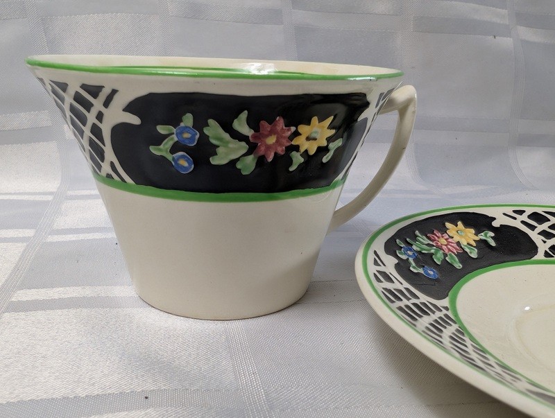 Teacup and Saucer Set, Woods Iron Ware (England) - image 11 of 16