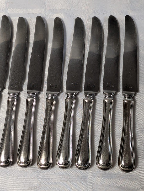 Set of stainless steel dinner knives with a Mason jar - image 4 of 10