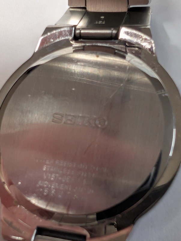 Seiko Solar Stainless Steel Wristwatch - image 8 of 10