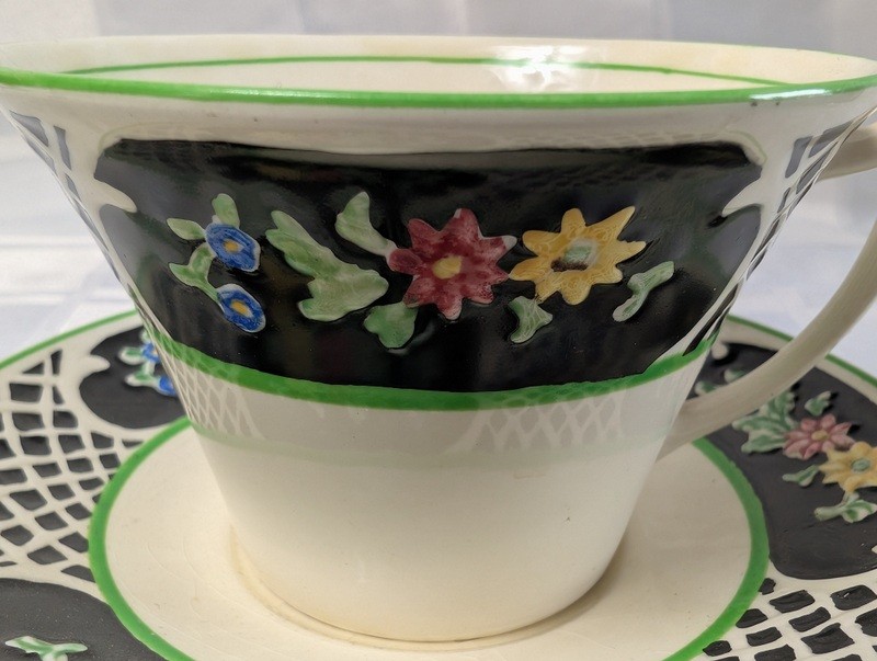 Teacup and Saucer Set, Woods Iron Ware (England) - image 8 of 16