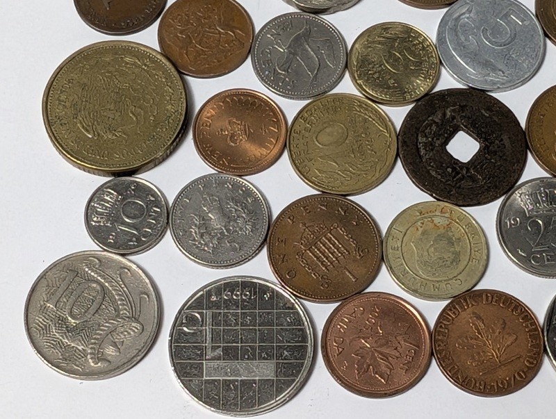 Assorted international coins - image 8 of 24