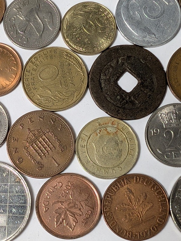 Assorted international coins - image 16 of 24