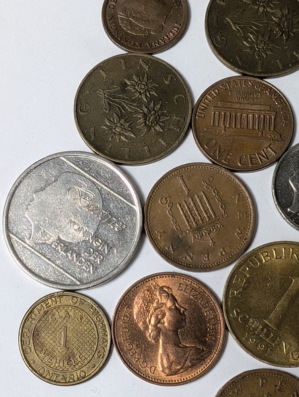 Assorted international coins - image 15 of 21
