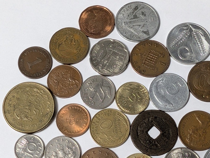 Assorted international coins - image 7 of 24