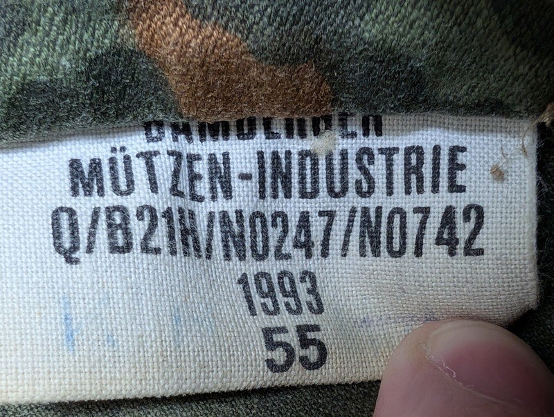 Camouflage field cap with diamond patch - image 11 of 14