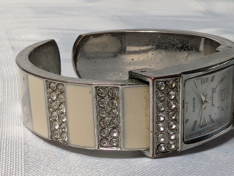 Watches and crystal-studded bracelet - image 7 of 8