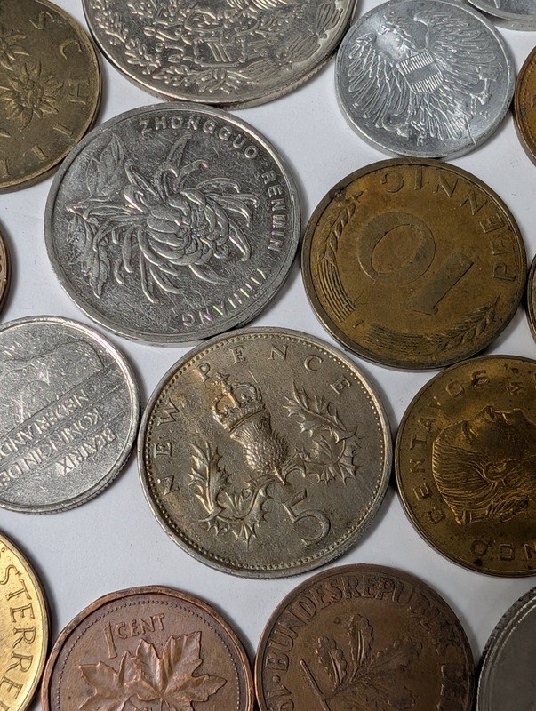 Assorted international coins - image 11 of 21