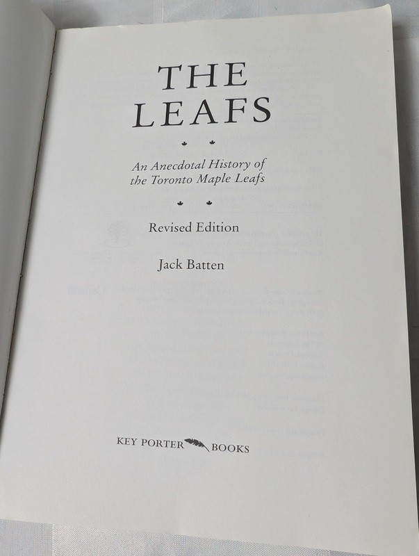The Leafs: An Anecdotal History of the Toronto Maple Leafs - image 4 of 10