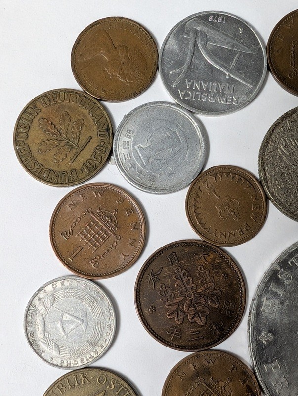 Diverse collection of coins and a commemorative token - image 13 of 20