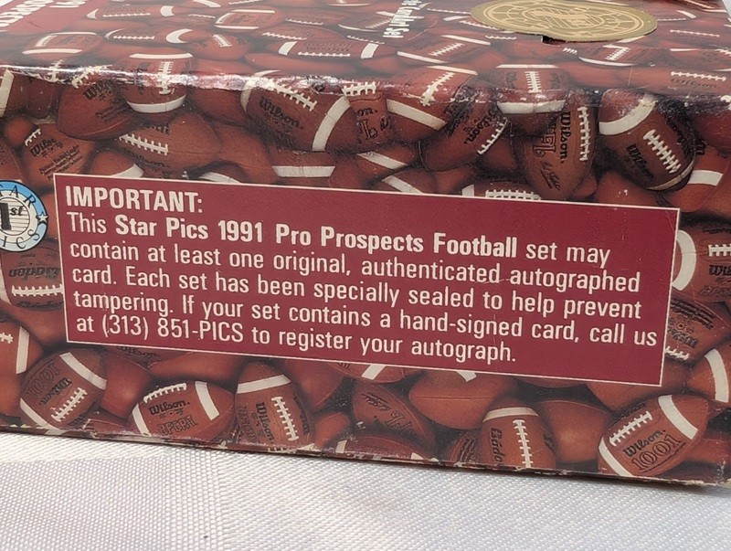 1991 Star Pics Pro Prospects Football Card Art Set - image 5 of 6