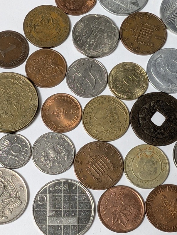 Assorted international coins - image 15 of 24