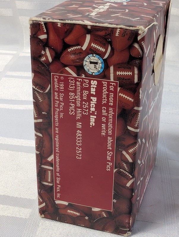 1991 Star Pics Pro Prospects Football Card Art Set - image 3 of 6