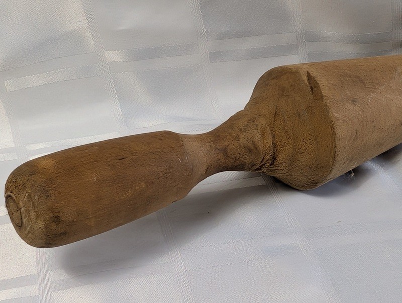 Old wooden tapered-handled tool - image 2 of 10