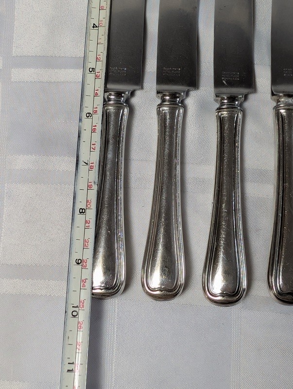 Set of stainless steel dinner knives with a Mason jar - image 6 of 10