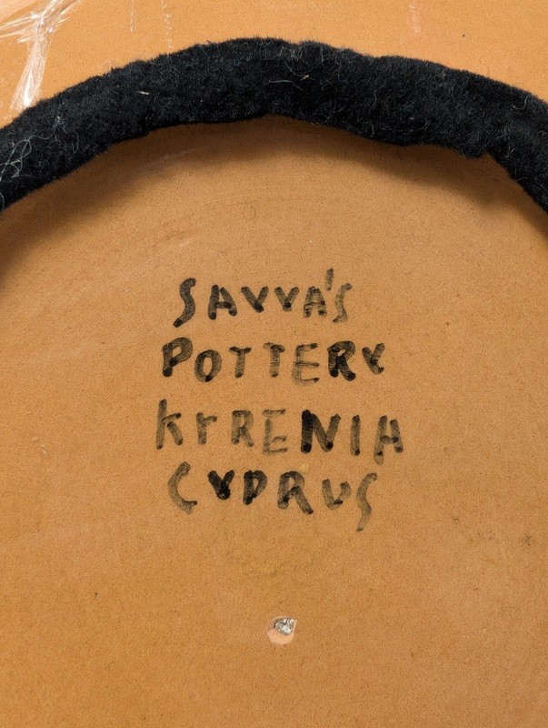 Ceramic plate with woodland scene and backstamp - image 7 of 10