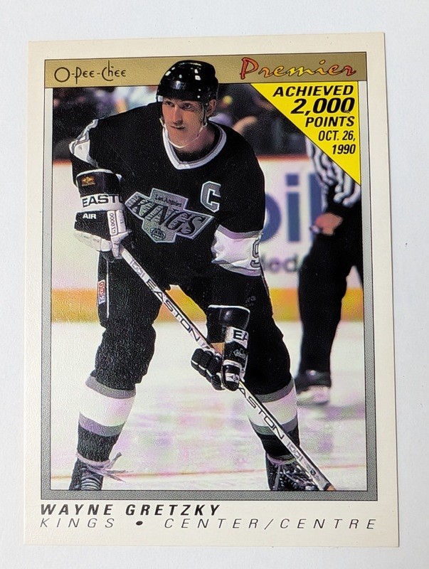 Wayne Gretzky Kings hockey trading cards (O-Pee-Chee Premier) - image 1 of 6