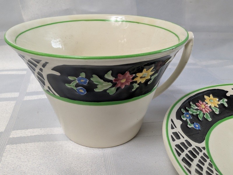Teacup and Saucer Set, Woods Iron Ware (England) - image 12 of 16