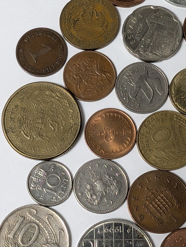 Assorted international coins - image 14 of 24