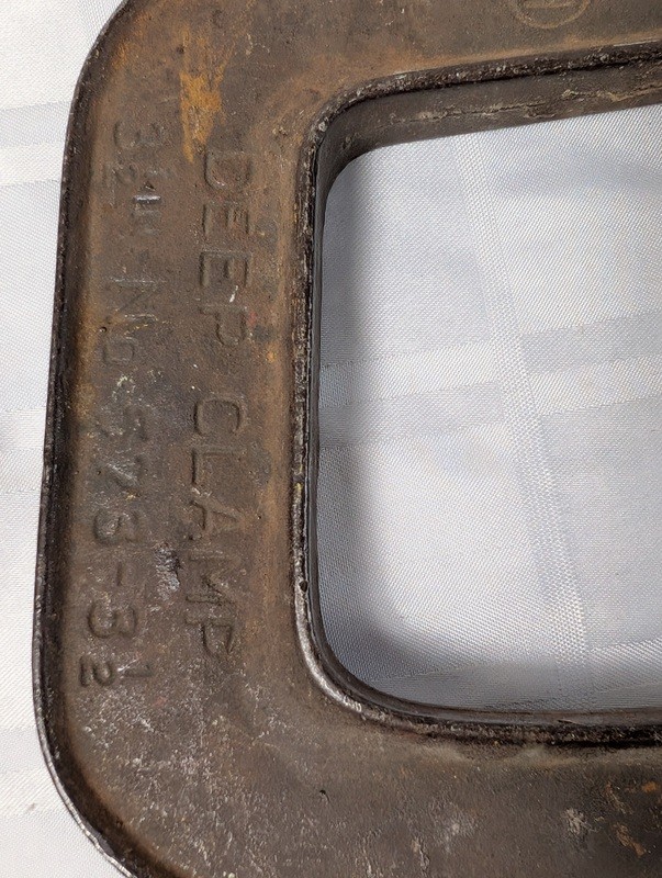 Cast iron C-clamp with screw and T-handle - image 6 of 10
