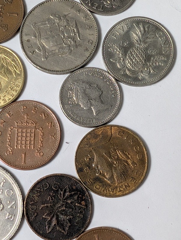 Assorted international coins - image 19 of 21