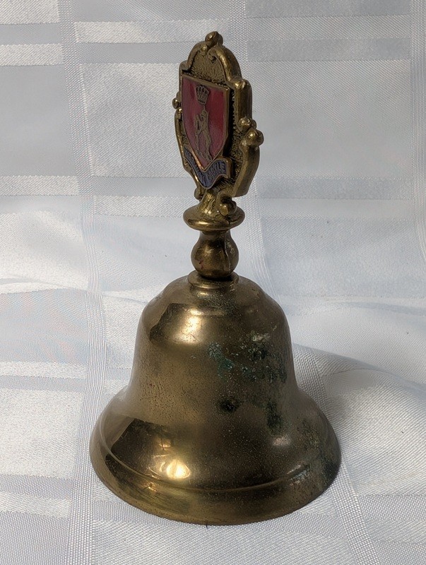 Brass Warwick Castle crest bell - image 5 of 8