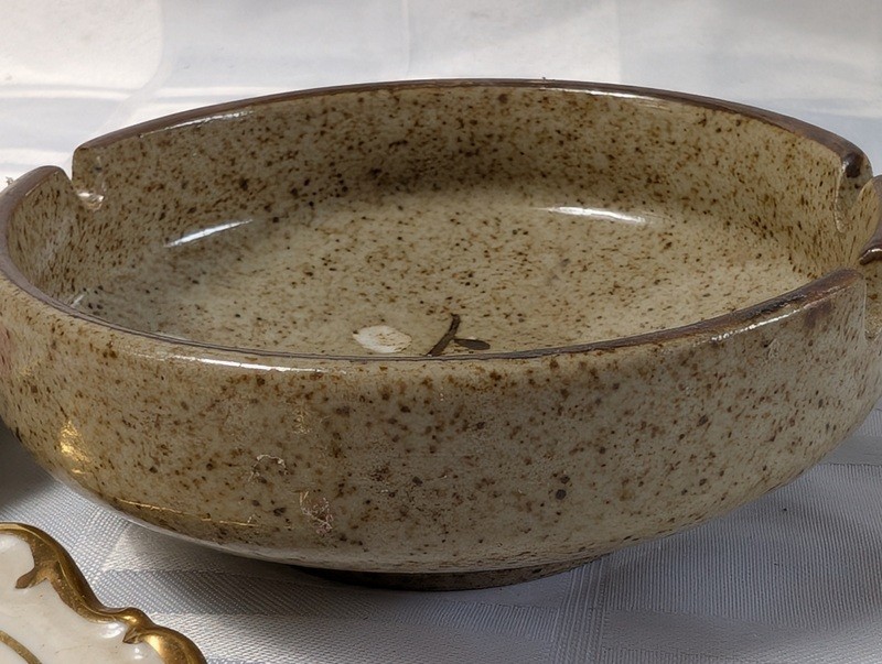 Assorted ceramic dishware with floral, heraldic, and landscape designs - image 9 of 16