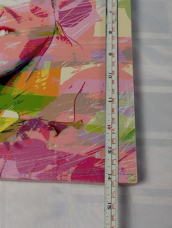 Abstract colorful portrait on canvas elvis - image 9 of 11