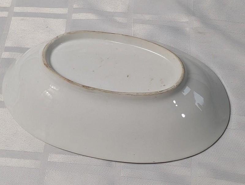 Oval ceramic floral dish - image 6 of 9