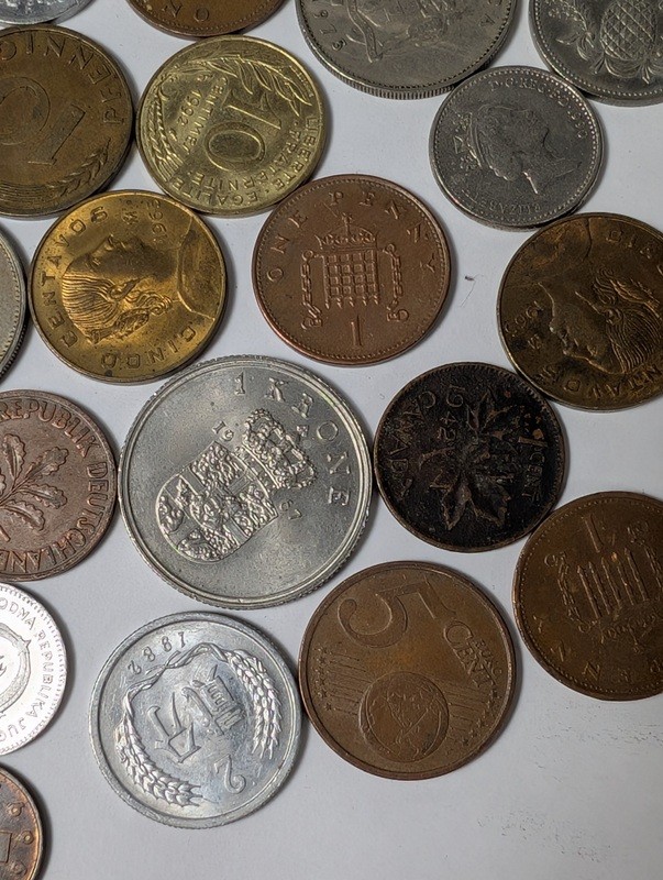 Assorted international coins - image 9 of 21